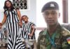 Major Mahama's wife and kids