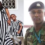 Major Mahama's wife and kids