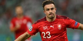 Xherdan Shaqiri celebrates Image credit: Getty Images