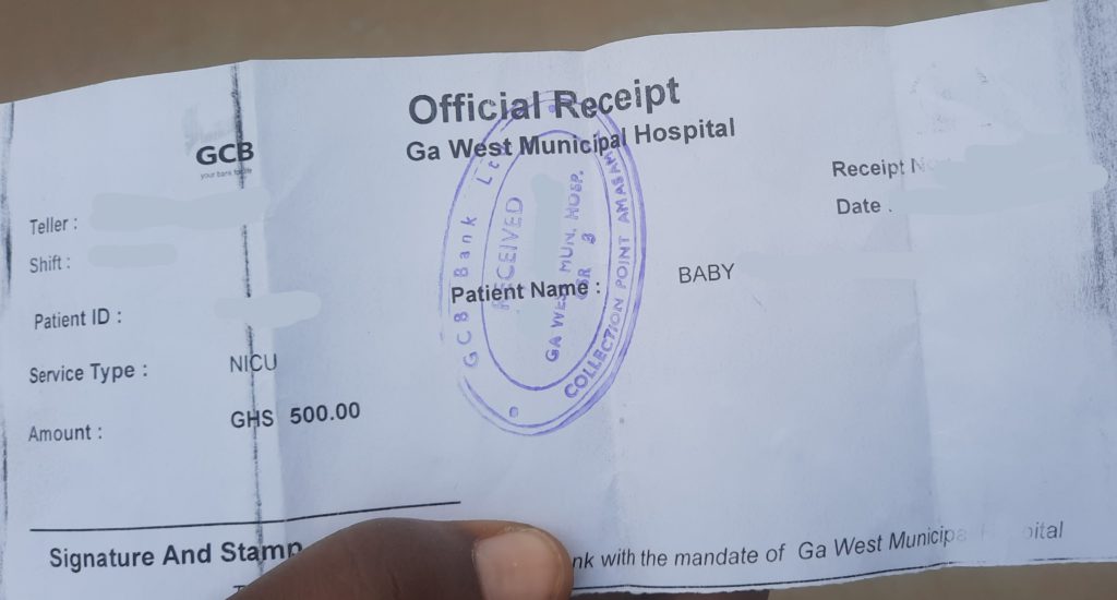 Pay or Die: The Agony of Pregnant Women (Part II); Korle Bu Teaching Hospital, others exposed