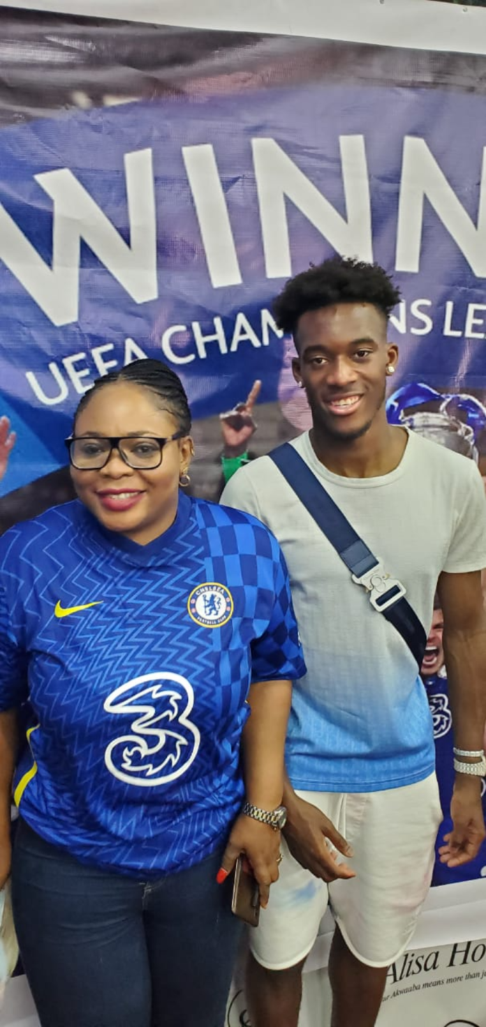 Mavis Amanor and Callum Hudson Odoi