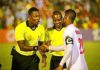 Referee Daniel Laryea