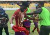 Afriyie Barnieh celebrates his goal against Asante Kotoko