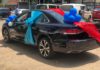 Samson Lardy receives GJA prize car