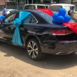 Samson Lardy receives GJA prize car