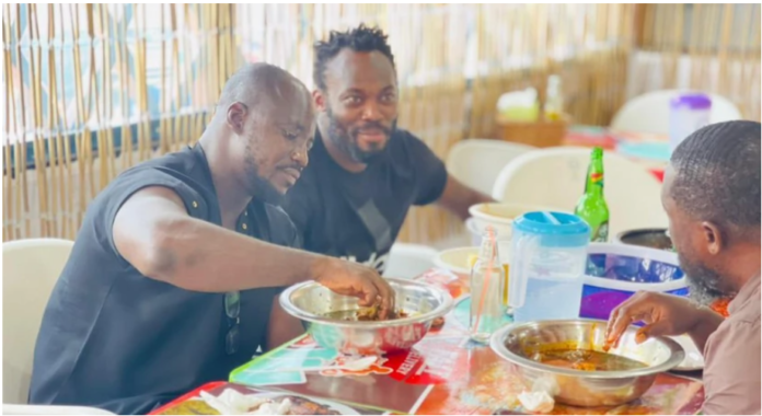 Stephen Appiah, Michael Essien and Fiifi Tackie