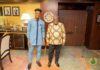 Callum Hudson Odoi and President Akufo Addo