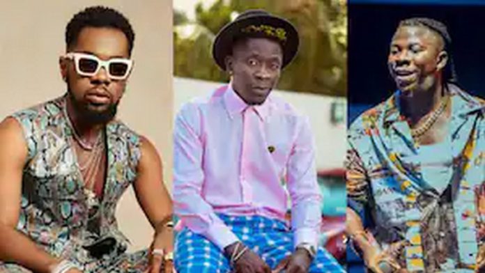 Shatta Wale, Patoranking, and Stonebwoy