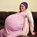 South African woman’s claim of giving birth to 10 babies a hoax A South African woman has given birth to 10 babies, breaking the Guinness World Record held by Malian Halima Cissé, who gave birth to nine children in Morocco last month. Gosiame Thamara Sithole, 37, gave birth to her decuplets – two more than doctors had earlier detected during the medical scans – at a hospital in Pretoria last night. Sithole, who has six-year-old twins, said that her pregnancy was natural and wasn't on fertility treatment.