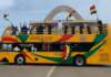 Ghana Tourism Authority outdoors 'Aunty Deede' buses