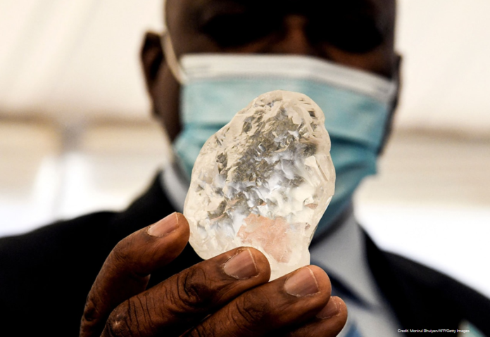 One of the world's largest diamonds has been unearthed in Botswana | Credit: Monirul Bhuiyan/AFP/Getty Images