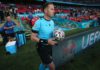 Referee Danny Makelie was criticised for his decision to hand England a penalty in extra-time
