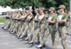 Ukraine’s female soldiers to march in high heels