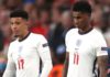 Jadon Sancho and Marcus Rashford were both abused after missing penalties
