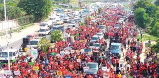 NDC ‘March for Justice’ protest