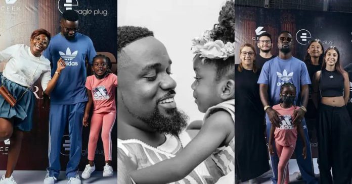 Sarkodie and daughter Titi