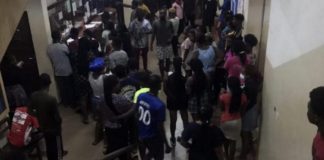 Young man rushed to hospital after falling from 3rd floor in University of Ghana