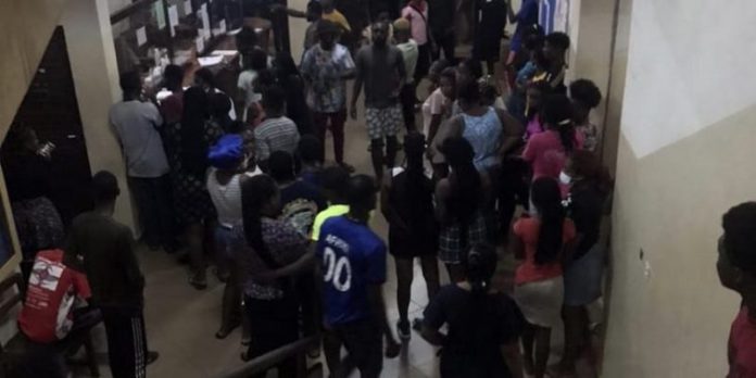 Young man rushed to hospital after falling from 3rd floor in University of Ghana