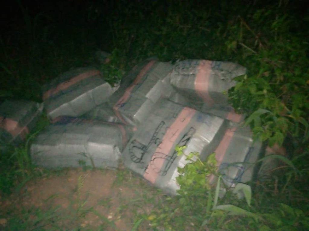 GIS intercepts 1,550 parcels of Indian hemp at Klave border