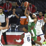 Nigeria have pulled off one of the greatest upsets in international basketball history by stunning the United States in an Olympic exhibition game in Las Vegas, 90-87.