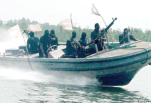 File Photo: Pirates on Sea/ West African pirates' methods have been found to be more violent than those off the Horn of Africa