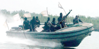File Photo: Pirates on Sea/ West African pirates' methods have been found to be more violent than those off the Horn of Africa
