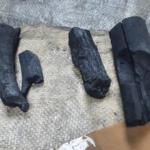 The cocaine was made to look like charcoal.