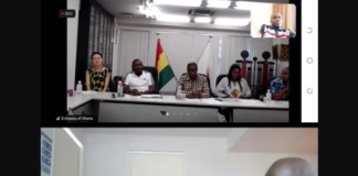 2020 Tokyo Olympics: Ghana’s Ambassador To Japan, Frank Okyere Chairs Zoom Meeting With Team Ghana