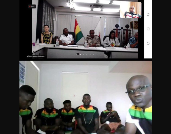 2020 Tokyo Olympics: Ghana’s Ambassador To Japan, Frank Okyere Chairs Zoom Meeting With Team Ghana