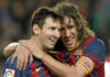 Carles Puyol and Messi