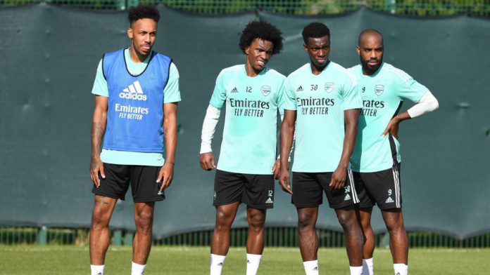 Arsenal players Image credit: Getty Images