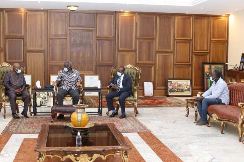 Allotey Jacobs meets Kufuor