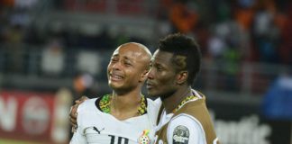 Andre Ayew and Asamoah Gyan