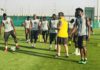 Black-Stars training