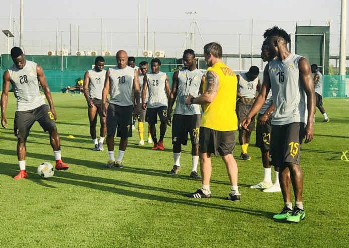 Black-Stars training