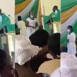 Anger as Reverend Father is captured kissing female students Reverend Father recorded kissing female students