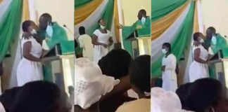 Reverend Father recorded kissing female students