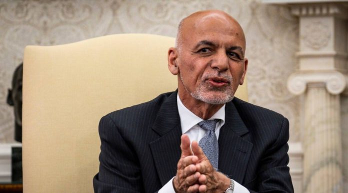Exiled Afghan president, Ashraf Ghani