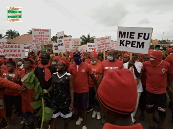 Volta region border demo