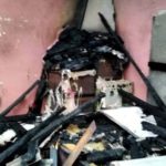 Shrine of Teshie Wulomo destroyed