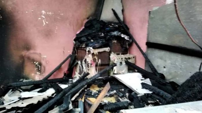 Shrine of Teshie Wulomo destroyed Shrine of Teshie Wulomo destroyed