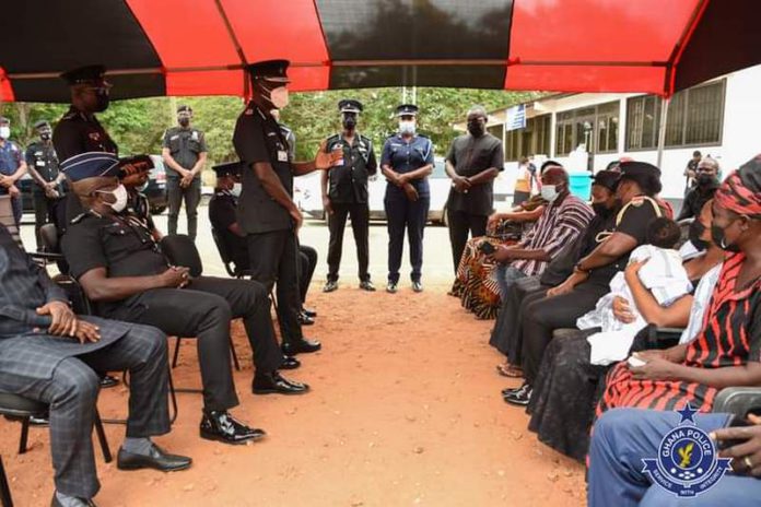 IGP, senior officers console family of late Chief Inspector Kaakyire