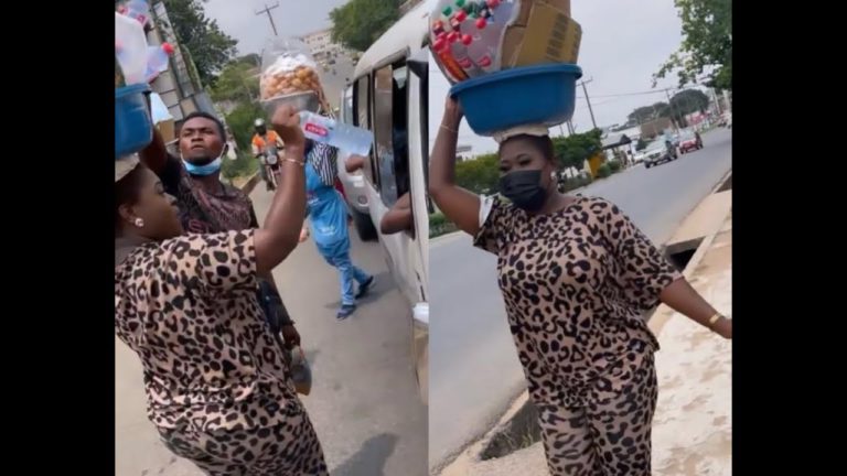 Singer Sista Afia turns hawker [Video]