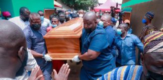 Hajia Mariama Bawumia is laid to rest