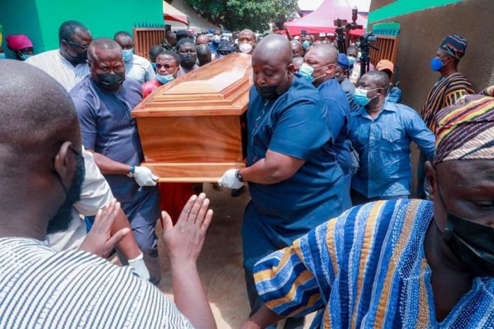 Hajia Mariama Bawumia is laid to rest