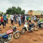 The youth blocked the Roads and Highways Minister’s convoy from entering the town