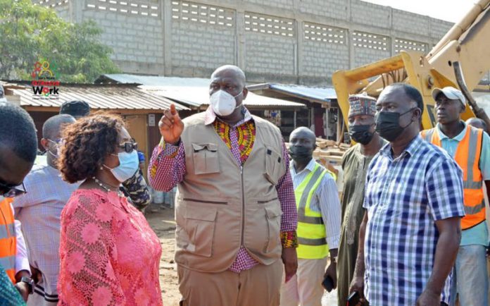 Henry Quartey leads taskforce to destroy illegal structures