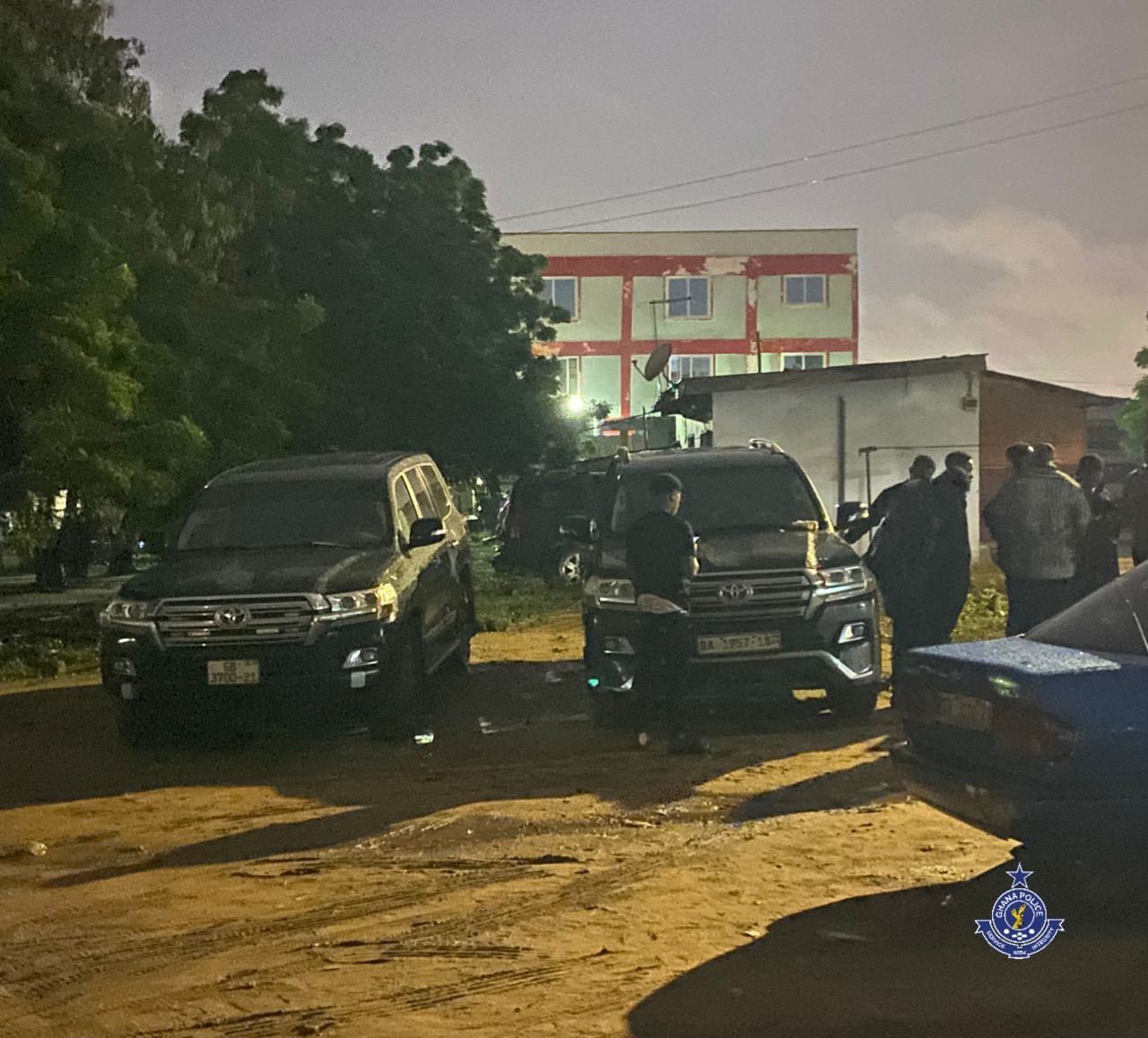 Police impound 17 vehicles on Tema Shaihills Highway [Photos