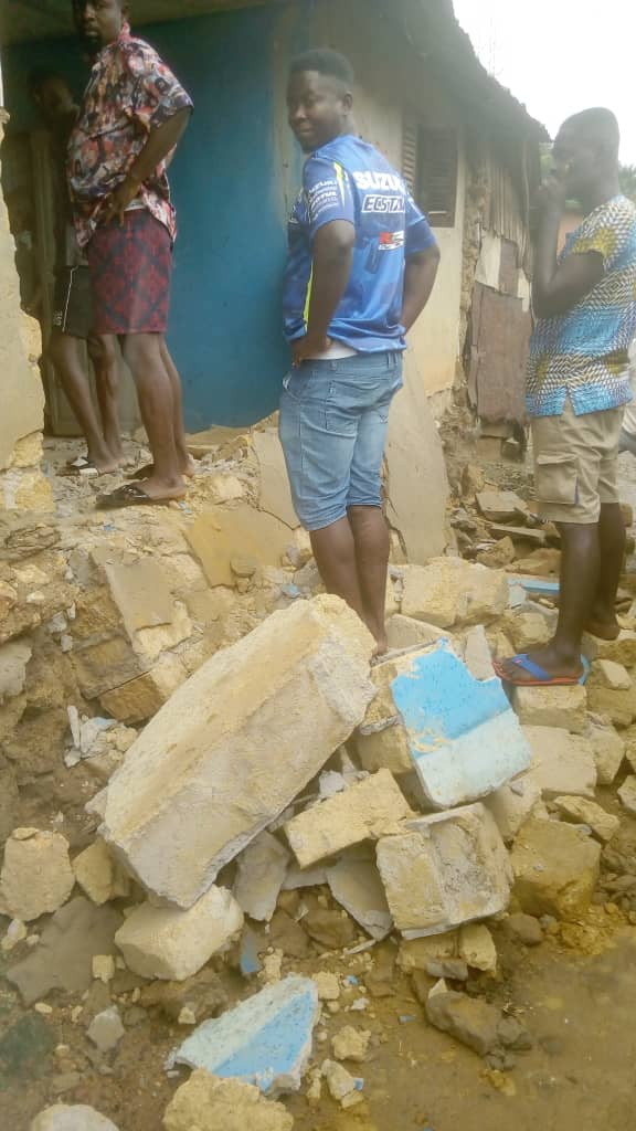 Man dies after building collapses on him while asleep