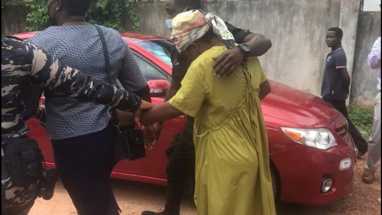 ‘Kidnapped pregnant woman’  leaves police custody a week after being granted bail